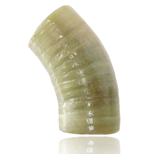 UP-GF Bogen 45&deg; DIN 16 966, Form E2, Rohrtyp D, mit Laminatenden, PN 10