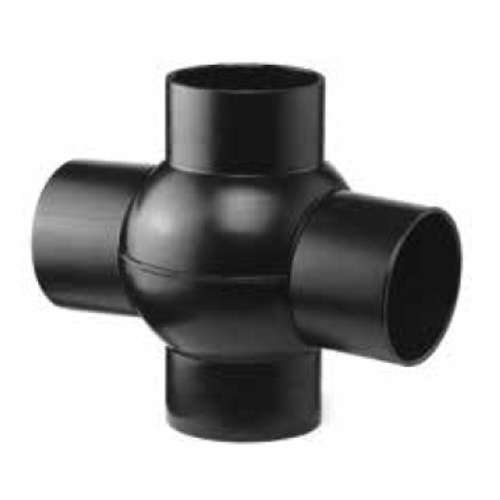 PE-Abfluss, Kugelabzweig 88,5&deg;, Typ 3 (180&deg;)