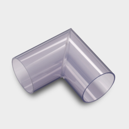 PVC U Luftrohrbogen 90&deg;